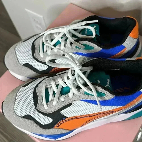 PUMA RS-METRIC LOW SNEAKERS UNISEX MEN SIZE 6 =GREY - Picture 2 of 10